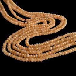 Margele jad fațetate rondele 4x2mm – 17cm
