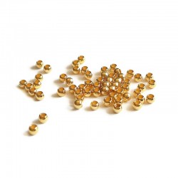 Crimpi inox auriu 2x1mm (10buc)