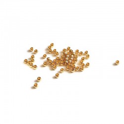 Crimpi inox auriu 2x1mm (10buc)
