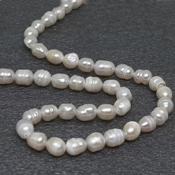 Perle de cultura ovale 5-8mm (AB) (33cm)