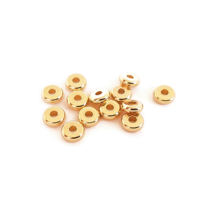 Distantiere discuri 6mm inox auriu (10buc)